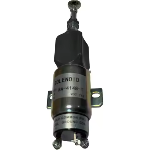 24V Fuel Shutdown Solenoid Valve SA-4962-24 1751-24E7U1B1A SA-4148-T For Mitsubishi Genset Excavator