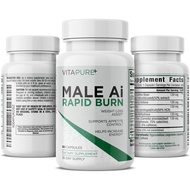 Male Ai Rapid Fat Burner for Men | Supports GLP-1 Pathway Function for Weight Loss | Appetite Suppre