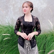 SIKU Modern Women's Wedding Kebaya, Bet Sofia Strait Kebaya Top, 7/8 Sleeves, 3/4 Elbow Sleeves, New