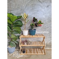 Shoe Rack Place The Tree Can Be Stretched And Folded. Made From Teak Size 25*65*54 Each Floor Is 22 