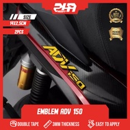 3D RAISED ADV 150 EMBLEM | ADV 160 MOTORCYCLE EMBLEM | PREMIUM ACRYLIC ADV LOGO MOTORCYCLE EMBLEM CA