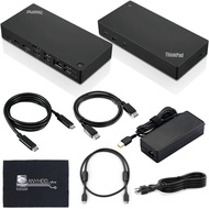 Lenovo 40AS0090US Docking Station Bundle ThinkPad USB-C Gen 2 with 90W AC Power Adapter + HDMI Cable