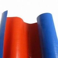 Made in Korea / Canvas Roll Korea PE Tarpaulin / Blue Orange / Canopy Tent / Kanvas Biru Oren / Kanopi Khemah