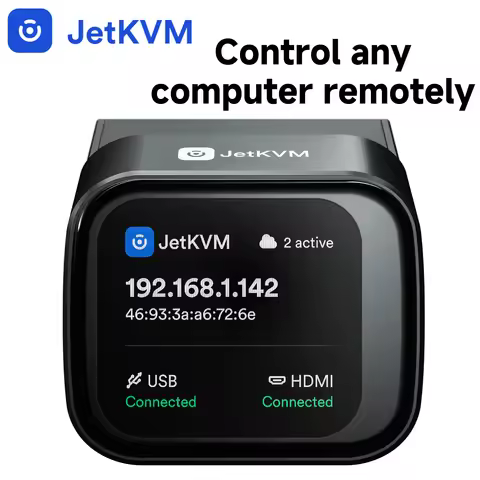 JetKVM IP-KVM Open Source Over IP Remote Management Desktop Control Device No Software Expansion Too