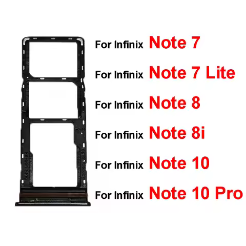 Sim Card Tray Slot For Infinix Note 7 X690 7 Lite X656 Note 8 X692 Note 8i X683 Note 10 X693 Note 10