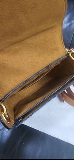 Coach 藍色牛仔布斜挎包