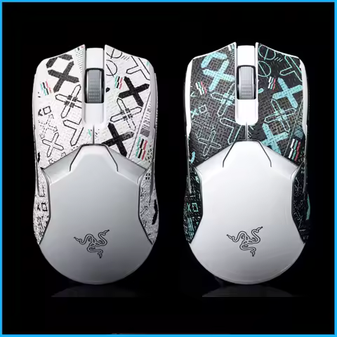 BTL Mouse Grip Tape Skate Handmade Sticker Non Slip Lizard Skin Suck Sweat for Razer Viper Ultimate