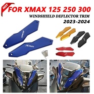 New 2024 2023 For YAMAHA XMAX300 X MAX X-MAX XMAX 125 250 300 400 XMAX250 Windshield Deflectors Windscreens Bracket Protector