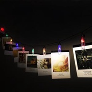 全城熱賣 - 《生活百貨》-室內佈置-LED照片夾串燈-彩色-3米長20燈-電池款