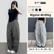 Women's harem pants BIGSIZE unisex loose parachute wrinkled wind harem pants 993