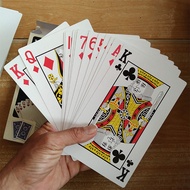Large size poker cards 4 times more