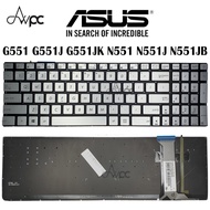 Asus N551 N551J N551JB N551JK G551 G551J G551JK G551JM G551JW G551JX G551VW  Laptop Keyboard English