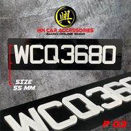 NUMBER PLATE CAR 3D CRYSTAL / NOMBOR PLAT KERETA 3D KRYSTAL / NUMBER PLATE / NUMBER PLATE CRYSTAL / 