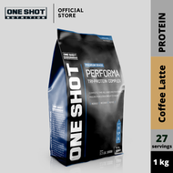 Whey Protein Performa (Coffee) 1kg - One Shot Nutrition Performa Protein Powder Whey - Gym Protein P