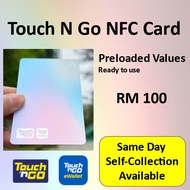 Enhanced Touch n Go NFC 2023 Card RM100 (Self Top up using Mobile phone ewallet app)