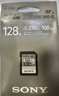 「全新未開封未使用/6折」Sony SF-E 系列 UHS-II SD  128GB 高速記憶卡