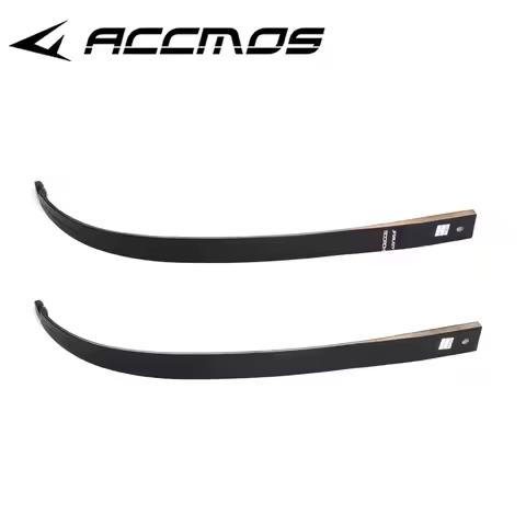 30lbs to 50lbs 56Inch Recurve Bow Limbs Maple Wood Backed High Strength Fiberglass Limbs for JUNXING