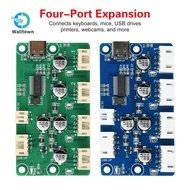 DC5V 1-to-4 Port USB 2.0 Hub XH2.54 PH2.0 Interface HUB with Independent Power Supply