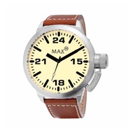MAX Classic Silver Steel/Yellow Dial Women's Watch 36mm 5-MAX498