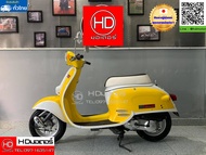 Honda Giorno รถป๊อปฮอนด้าญี่ปุ่นแท้สีเหลือง-ขาว    มอเตอร์ไซค์สกู๊ตเตอร์2จังหวะ รับน้ำหนักได้150 กก รับประกันเครื่องยนต์1ปี