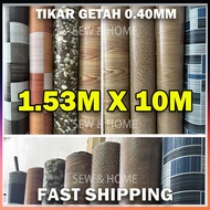 Tikar Getah Quality Lantai 5 Kaki Tebal 0.40mm 1.53M x 10M PVC Flooring Roll Segulung Ready Stock