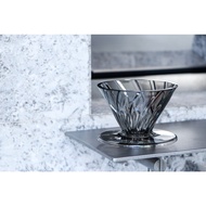 [HARIO] α Alpha TRITAN Conical Ribs Filter Cup/V60/Hand Brew Coffee/V-Shaped Cup/Conical Cup ADT-01-