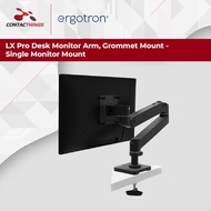 Ergotron LX Pro Desk Monitor Arm, Grommet Mount - Single Monitor Mount