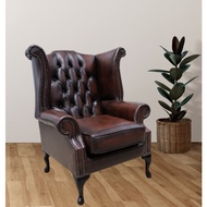 WING CHAIR LEATHER (LOWBACK)