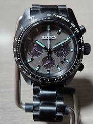 （可換錶）Seiko 精工 Prospex Speedtimer SSC917P1 黑綠熊貓 太陽能計時碼錶