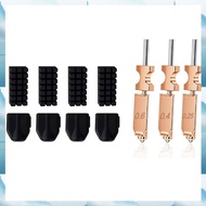 [G V W E] 3pc for  AD5X Quick-Detachable Hotend Nozzle0.25/0.4/0.6MM W/4pcs Silicone Socks and 4pcs 