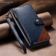 Untuk Google Pixel 6 7 7A 8 8A 9 9A 10 10A XL Pro Dompet Sarung Flip Kulit Penutup Zip Poket Syiling