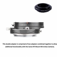 LAINA Double Adapter, Tamron Adaptall And Canon EOS To CANON RF Tilt & Shift