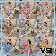 VS BORONG_Part 1  Baju tidur perempuan Wanita set nightwear T shirt perempuan women pyjamas woman Pajamas ladies