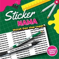 120pcs Name Sticker/Name/Sticker Student Name/School Pensel Bottle Book/Student/Waterproof Transparent