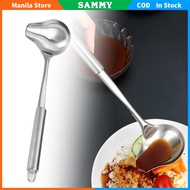 Stainless Steel Gravy Ladle With Pour Spout Drizzle Spoon For Gravies Dressings Durable Kitchen Tool