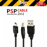 (Grade A) Sony PSP 1/2/3000 2in1 USB Charging And Data Transfer Cable