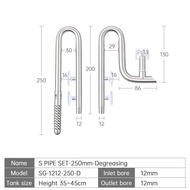 Week Aqua Stanless Pipe Skimmer V2 | Inflow/Outflow Skimmer สแตนเลส สำหรับตู้ปลา ตู้ไม้น้ำ ดีไซด์สวย