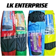 (OFFER ) (70/90-17)(80/90-17)(1 SET) KINGSTONE BLACKSTONE SOBEK TYRE TUBELESS (TAYAR TUBELESS) TAYAR