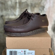 (FREE GIFTS 🎁) CLARKS WALLABEES 09 [READY STOCK] Genuine Black Leather  S1010001 KASUT KULIT LELAKI 