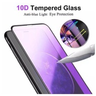 ANTI BLUELIGHT TEMPERED GLASS 10D FULL COVER Infinix Hot 8 / 9 / 9 Play / 10 / 10S / 10T / 10 Play /
