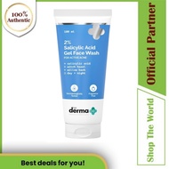 The Derma Co 2% Salicylic Acid Gel Face Wash (100ml) Treats Active Acne, Unclog Pores & Controls Oil