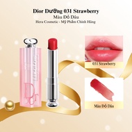 Genuine Dior Addict Lip Glow Lipbalm 031 Strawberry Red 3.2g Moisturizing Soft Lip Balm