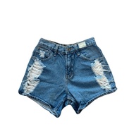 Faded Jeans Shorts