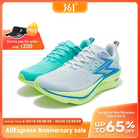 361 Degrees Flame 3.0 ET Men Running Shoes Racing Marathon Breathable Comfort Stable Rebound Jogging