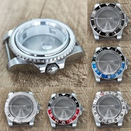 40mm Stainless Steel Watch Case Sapphire Glass + Magnifying Glass for 8215/8200/8205/2813 Movement