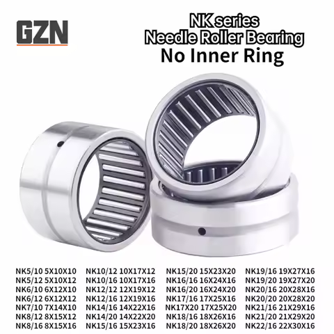 1PCS Needle Roller Bearings Without Inner Ring NK 5/12 6/12 26/20 26X34X20 Inne 5 6 7 8 9 10 12 14 1