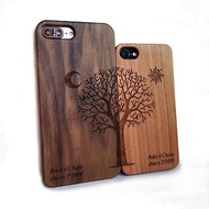 客制實木情侶手機殼,實木iPhone三星手機殼,情侶手機殼,大树