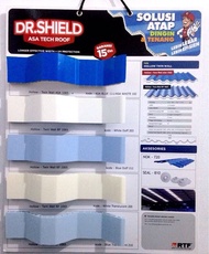 Dr Shield Atap U PVC tebal 12 mm lebar effektif 1 meter
