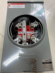 Meter Base Rectangular 7 Terminal 600V Heavy Duty [ use for 3 phase 4 wire direct type meter)