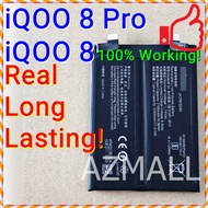 (Support 120W Flash Charge) NEW ORI Long Lasting Battery B-S0 BS0 for vivo iQOO 8 Pro /8 / V2141A I2